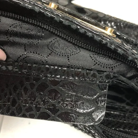 MICHAEL Michael Kors Black Snakeskin Crossbody - Picture 5 of 8